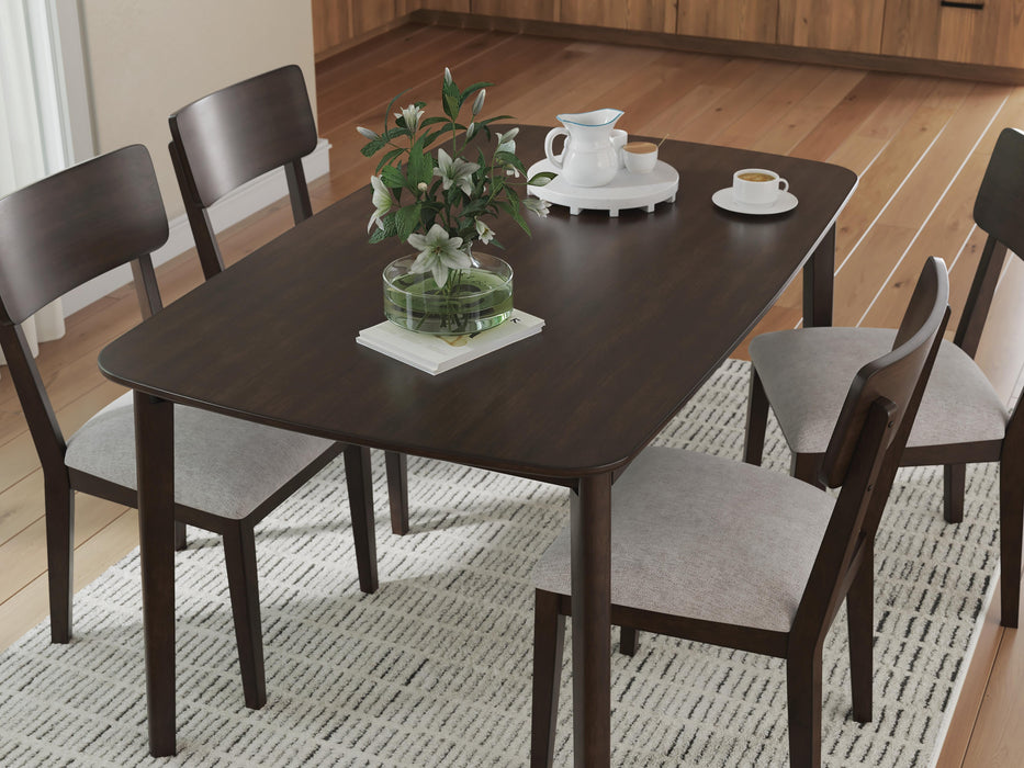 Mallenette Dining Table and 4 Chairs (Set of 5) - Valley Furniture (Rohnert Park, CA)