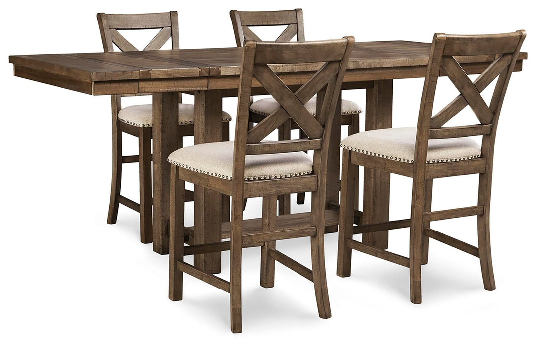 Moriville Counter Height Dining Set - Valley Furniture (Rohnert Park, CA)
