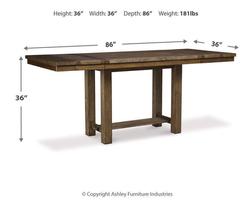 Moriville Counter Height Dining Set - Valley Furniture (Rohnert Park, CA)