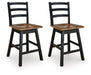 Wildenauer Counter Height Swivel Barstool - Valley Furniture (Rohnert Park, CA)