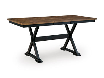 Wildenauer Counter Height Butterfly Extension Table - Valley Furniture (Rohnert Park, CA)