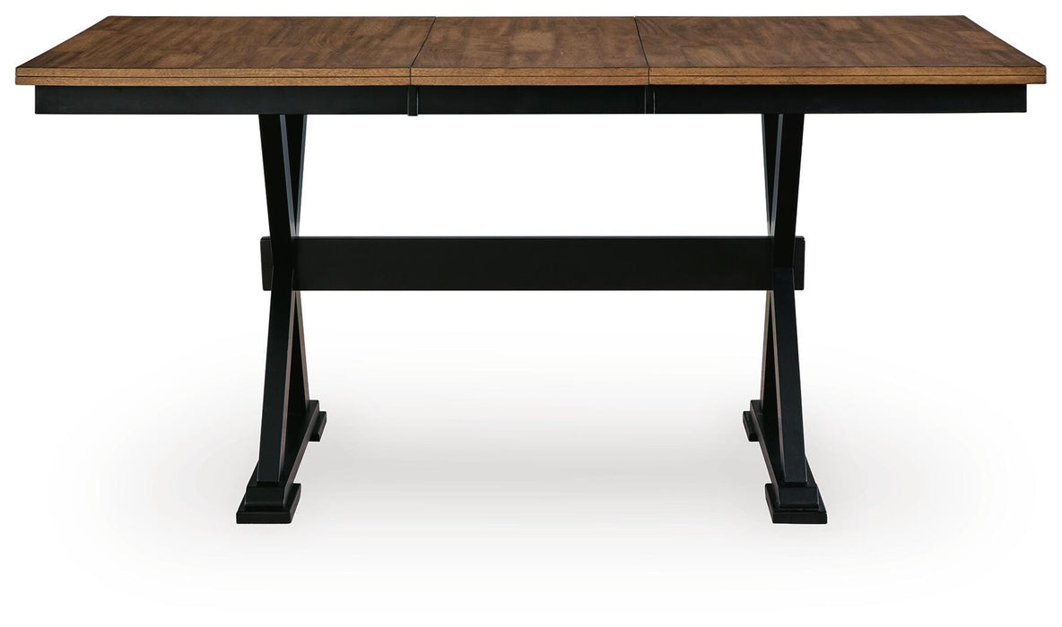 Wildenauer Counter Height Butterfly Extension Table - Valley Furniture (Rohnert Park, CA)