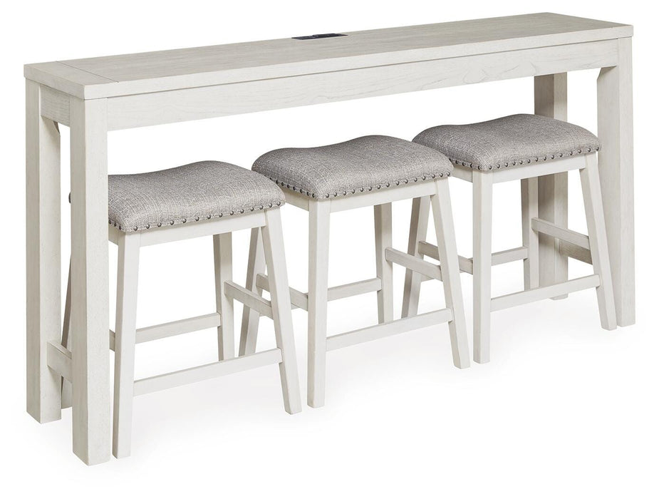 Robbinsdale Counter Height Dining Table and 3 Barstools Set - Valley Furniture (Rohnert Park, CA)