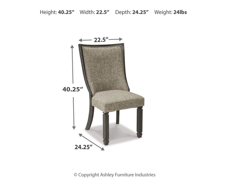 Tyler Creek Dining Chair Set - Valley Furniture (Rohnert Park, CA)