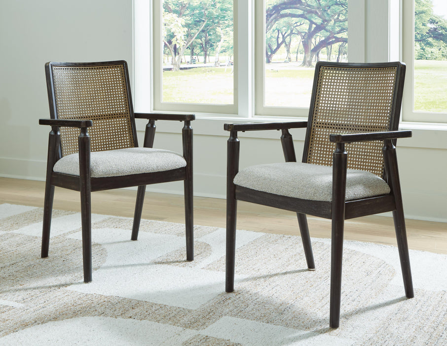 Galliden Dining Arm Chair - Valley Furniture (Rohnert Park, CA)