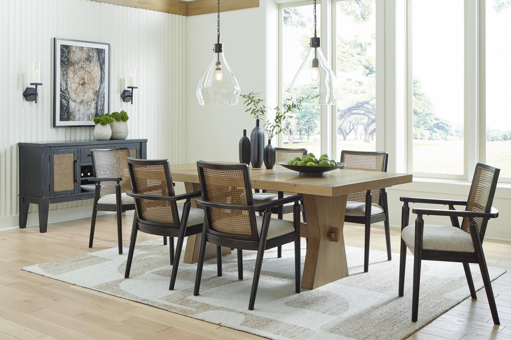 Galliden Dining Arm Chair - Valley Furniture (Rohnert Park, CA)