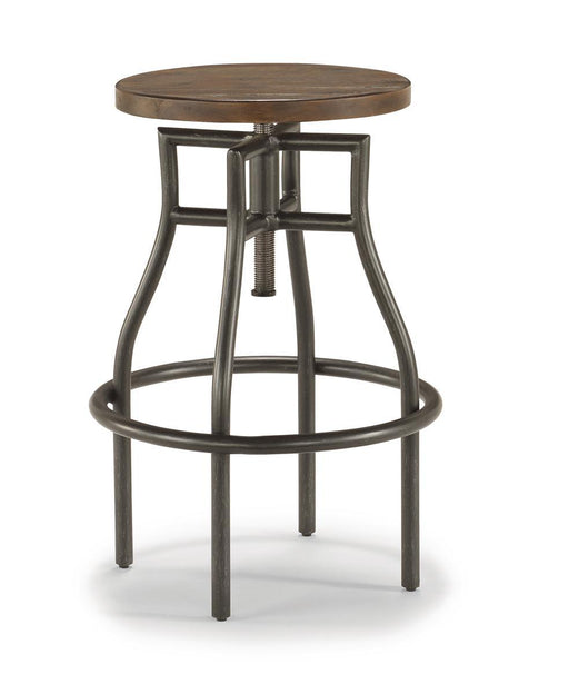 Flexsteel Carpenter Stool in Rustic Brown image