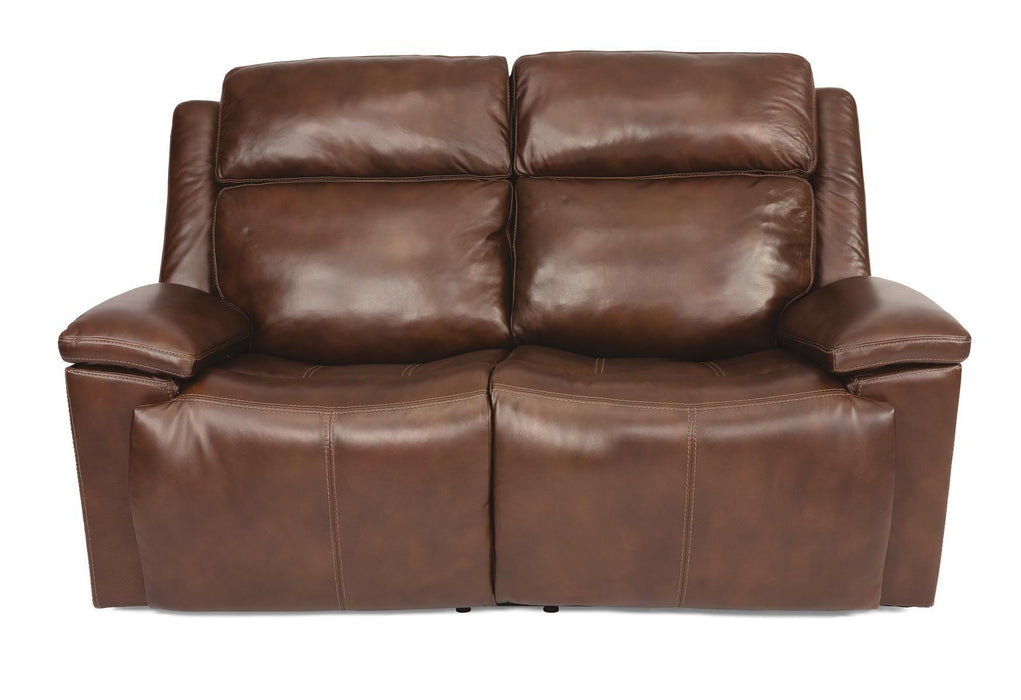 Flexsteel Latitudes Chance Leather Power Reclining Loveseat w/Power Headrests image