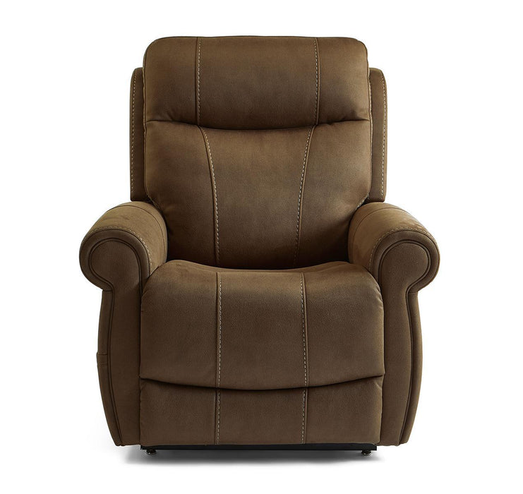 Flexsteel Stewart Power Lift Recliner with Power Headrest and Lumbar