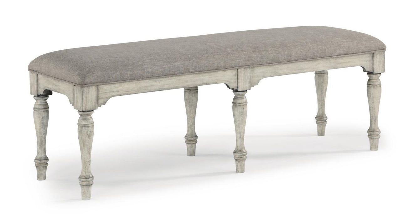 Flexsteel Wynwood Plymouth Bench in Gray image