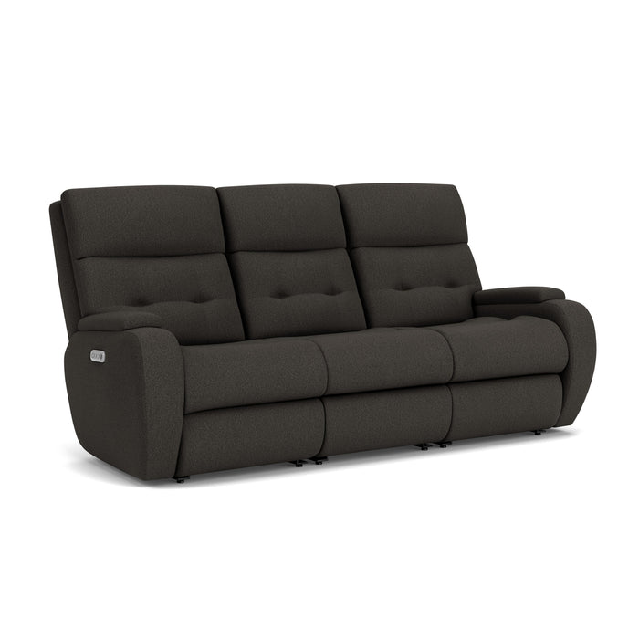 Strait 2906-62H Power Reclining Sofa with Power Headrests