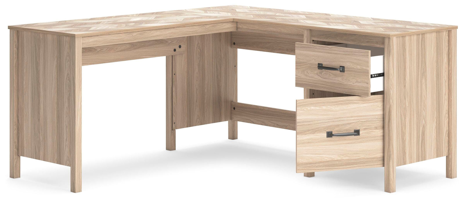 Battelle 60" Home Office Desk with Return - Valley Furniture (Rohnert Park, CA)