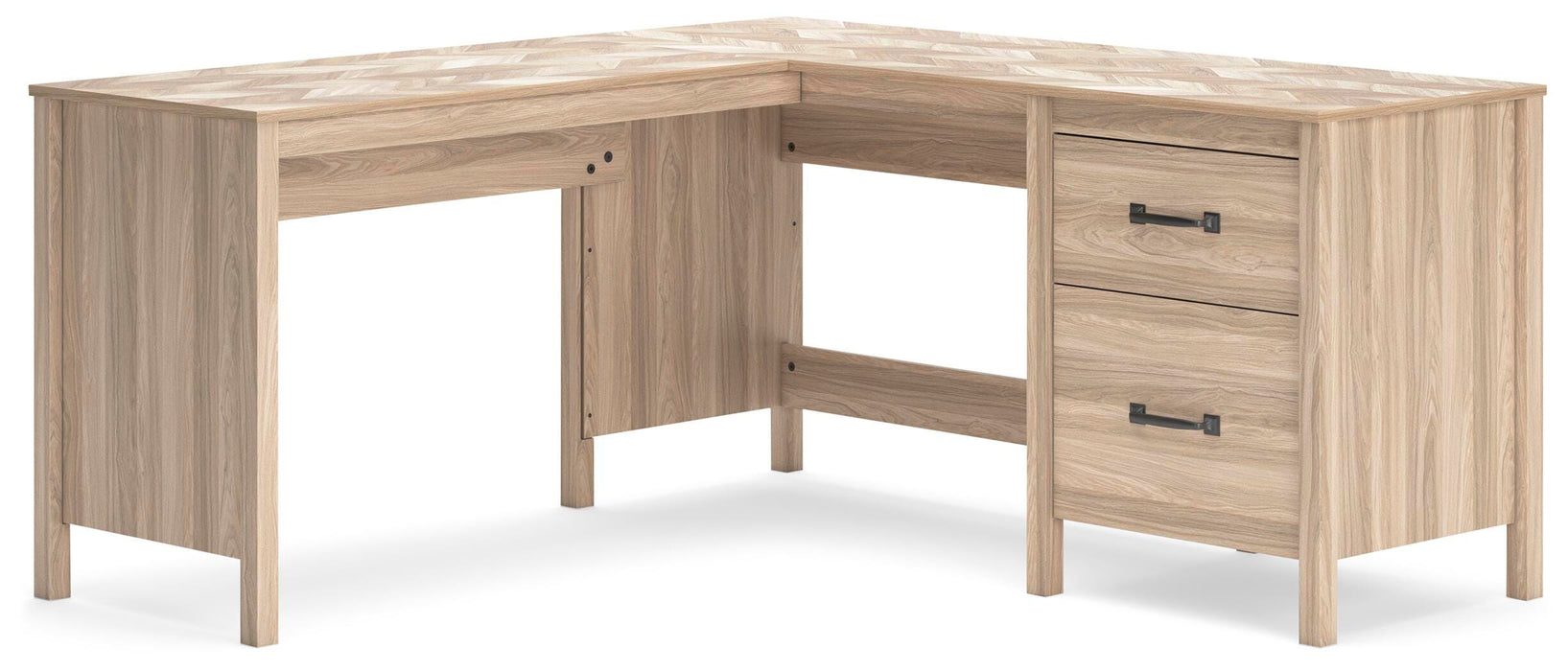 Battelle 60" Home Office Desk with Return - Valley Furniture (Rohnert Park, CA)