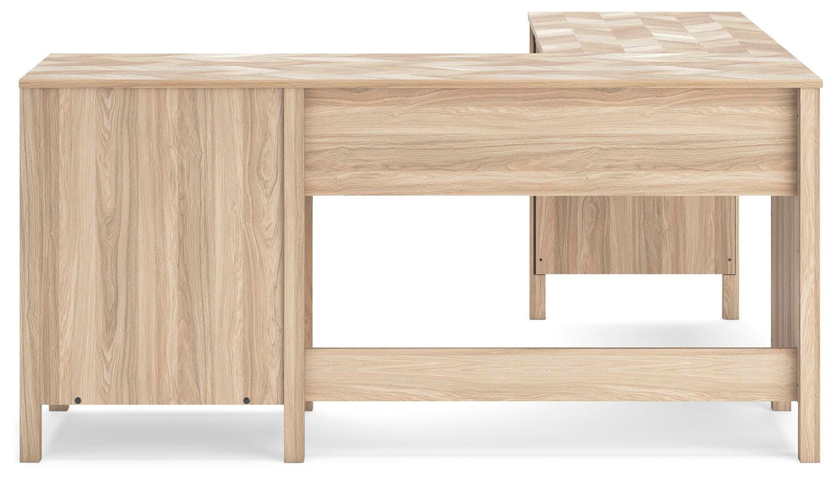 Battelle 60" Home Office Desk with Return - Valley Furniture (Rohnert Park, CA)
