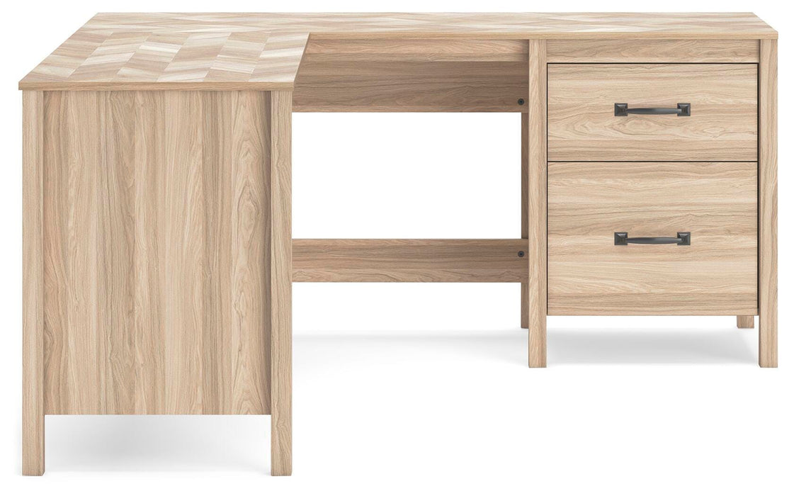Battelle 60" Home Office Desk with Return - Valley Furniture (Rohnert Park, CA)
