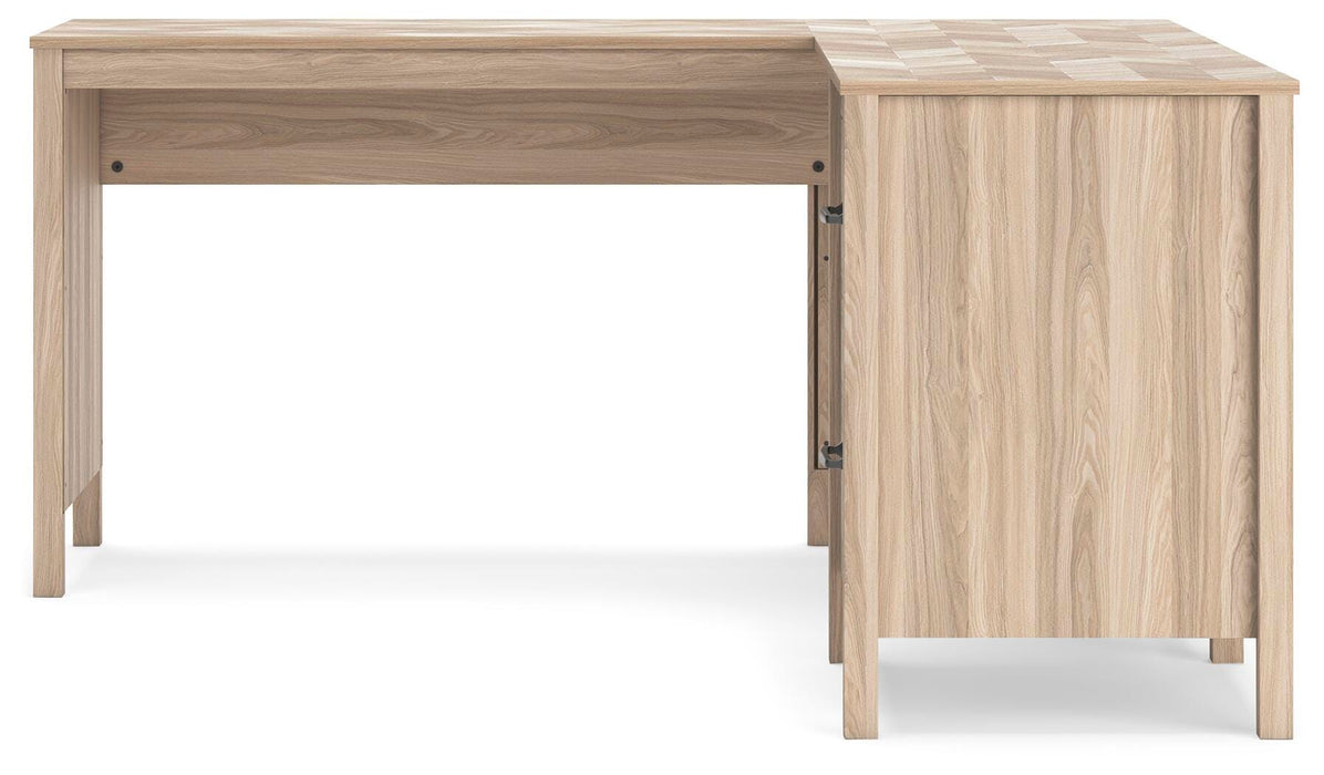 Battelle 60" Home Office Desk with Return - Valley Furniture (Rohnert Park, CA)