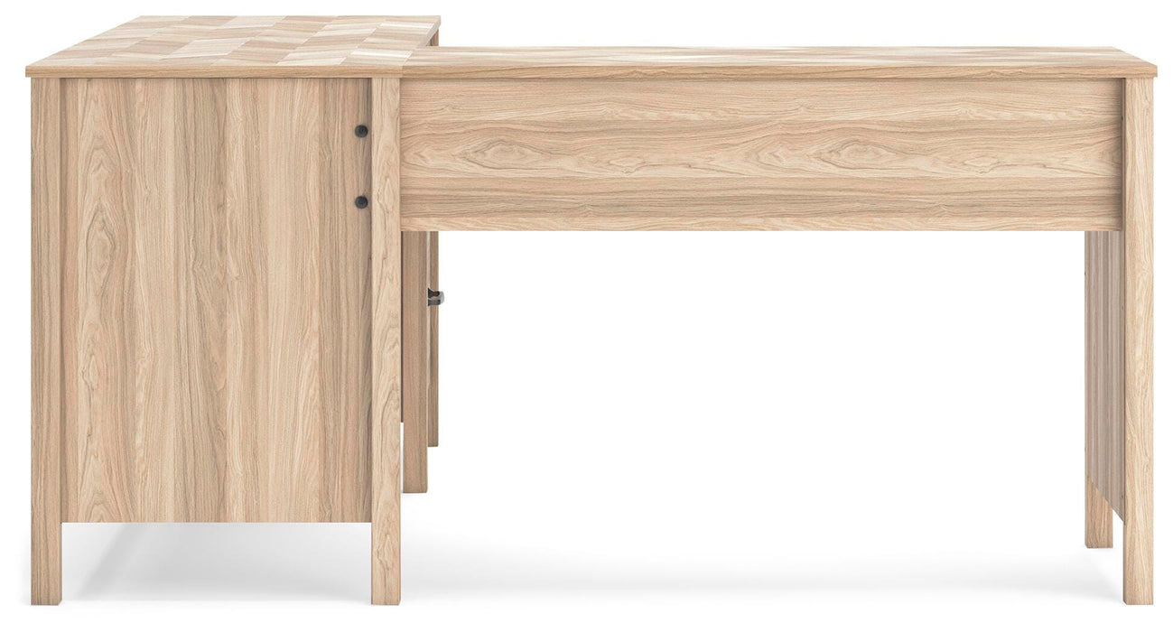 Battelle 60" Home Office Desk with Return - Valley Furniture (Rohnert Park, CA)