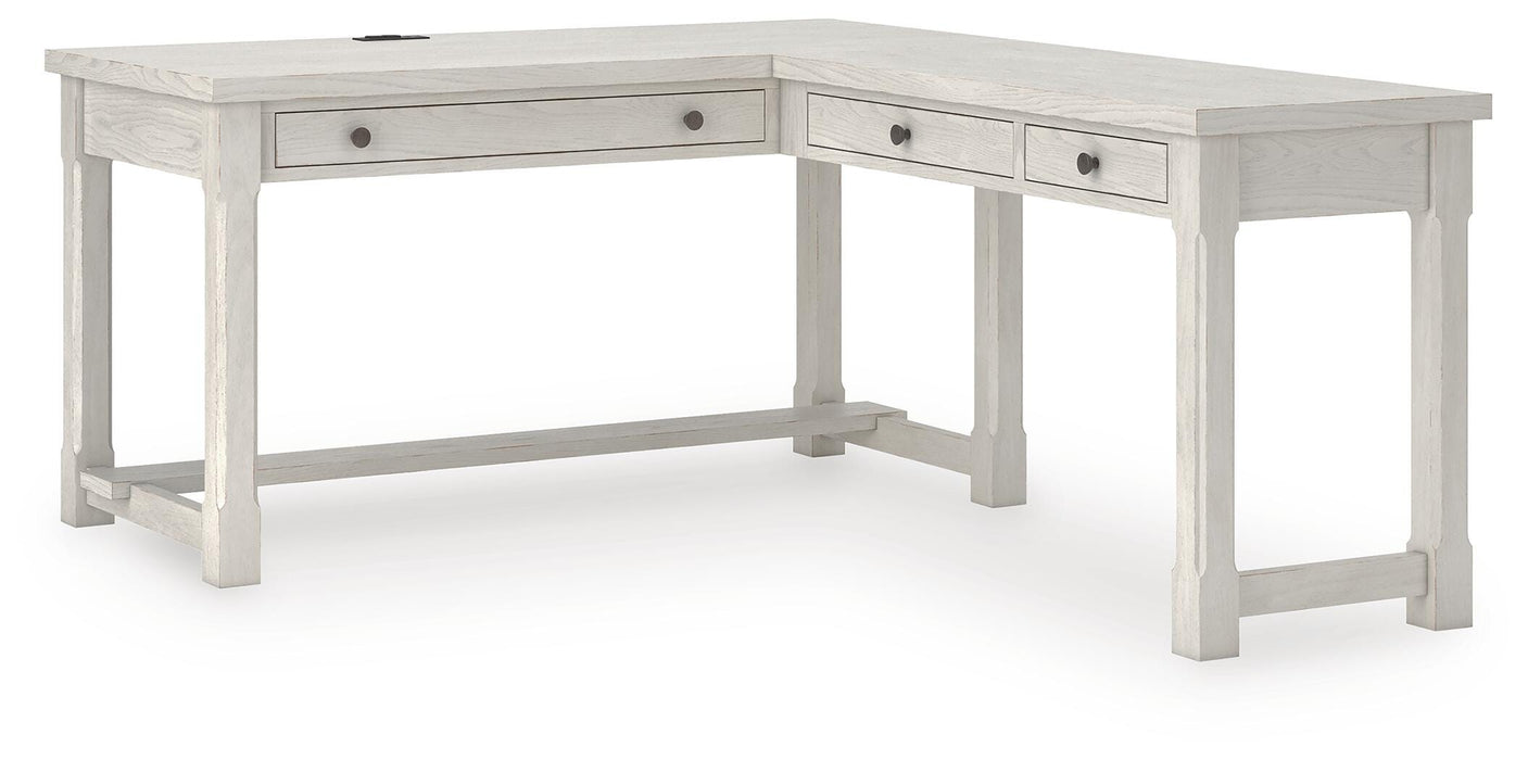 Robbinsdale L-Shaped Home Office Desk - Valley Furniture (Rohnert Park, CA)