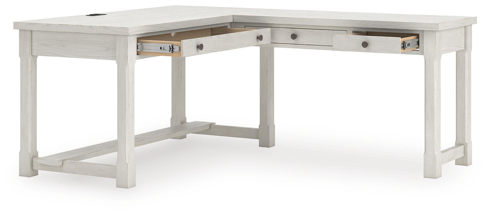 Robbinsdale L-Shaped Home Office Desk - Valley Furniture (Rohnert Park, CA)