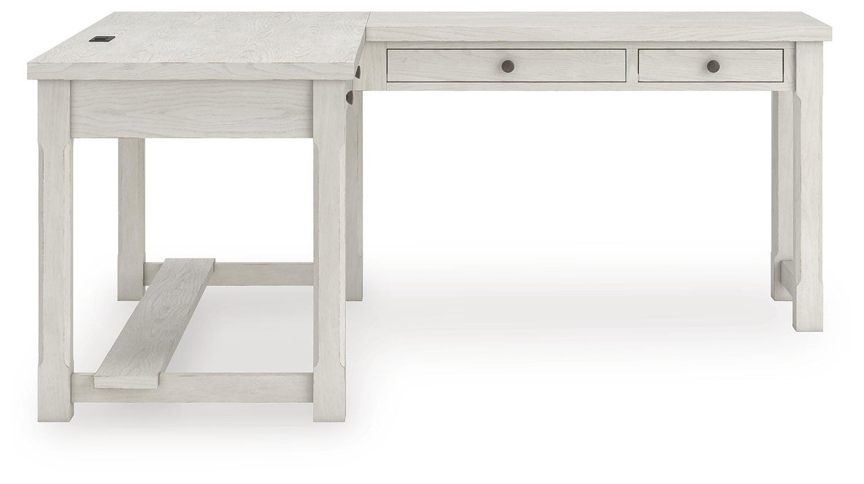 Robbinsdale L-Shaped Home Office Desk - Valley Furniture (Rohnert Park, CA)