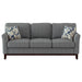 Homelegance Furniture Blue Lake Sofa in Gray image