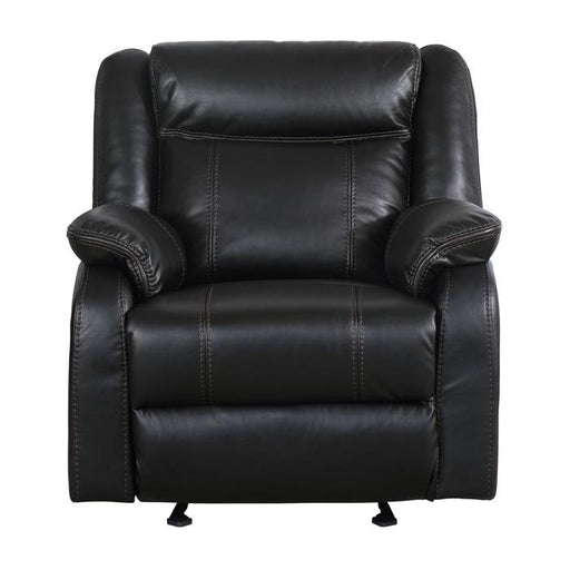 Homelegance Furniture Jude Glider Recliner Chair in Black 8201BLK-1 image