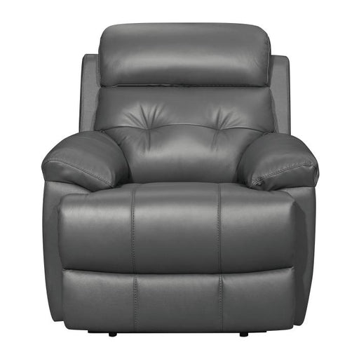 Homelegance Furniture Lambent Double Reclining Chair in Dark Gray image