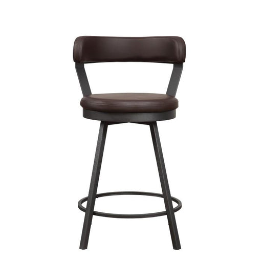 5566-24BR - Swivel Counter Height Chair, Brown image