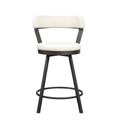 5566-24WT - Swivel Counter Height Chair, White image