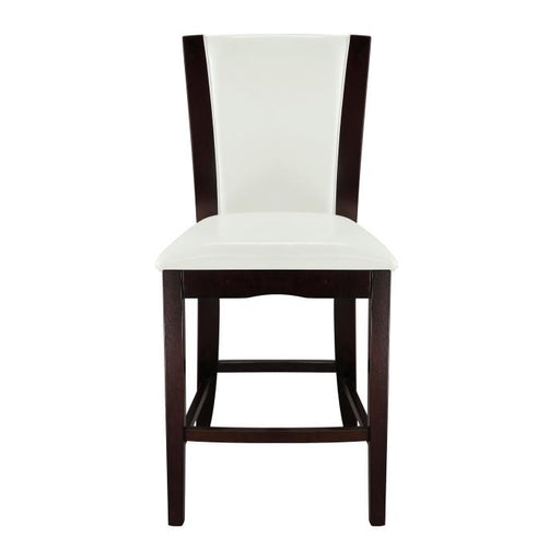 710-24W - Counter Height Chair, White Bi-Cast Vinyl image