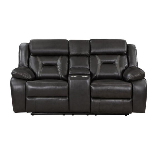 8229NDG-2PW - Power Double Reclining Love Seat with Center Console image