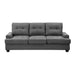 9367DGY-3N - Sofa with Drop-Down Cup Holders image