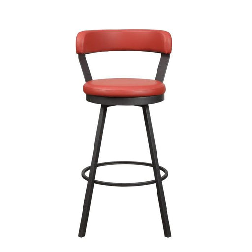 5566-29RD - Swivel Pub Height Chair, Red image