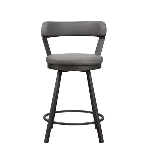 5566-24GY - Swivel Counter Height Chair, Gray image