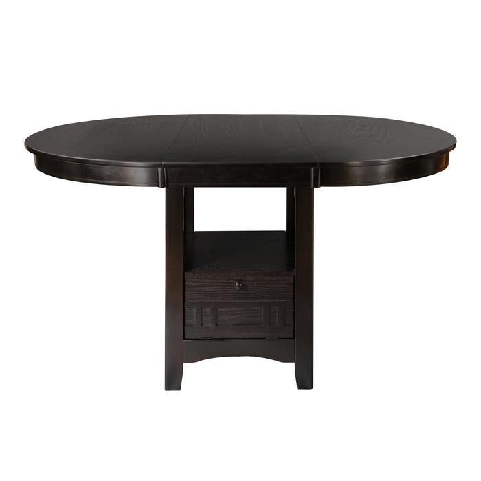 Junipero Round / Oval Counter Height Table with Storage Base