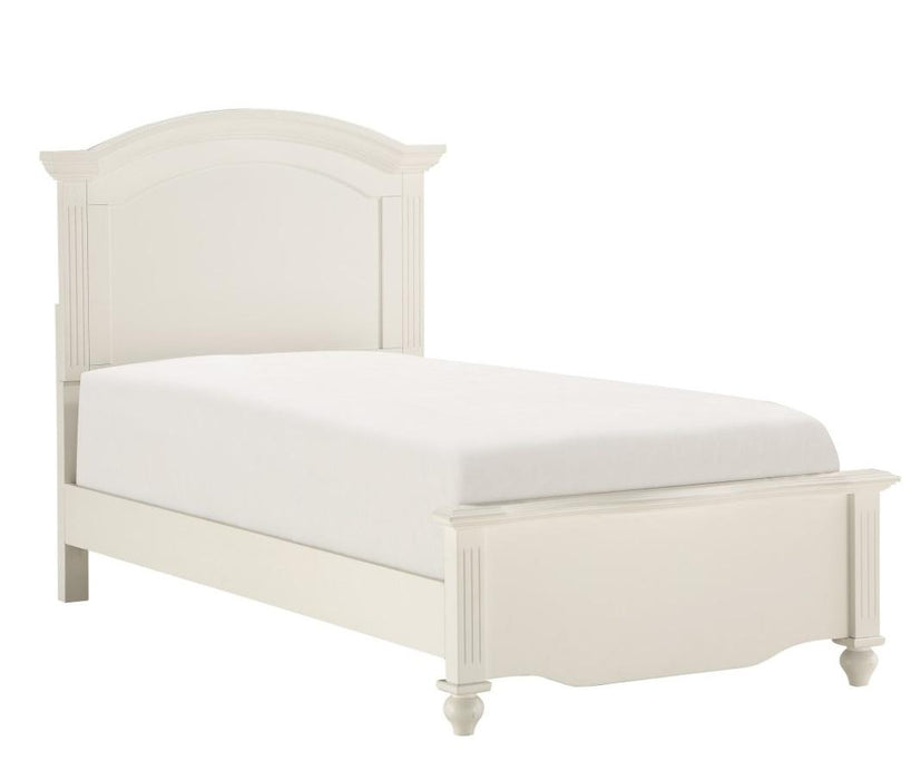 Meghan Full Panel Bed in White 2058WHF-1