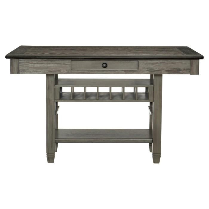 Granby Counter Height Dining Table in Coffee and Antique Gray 5627GY-36 image