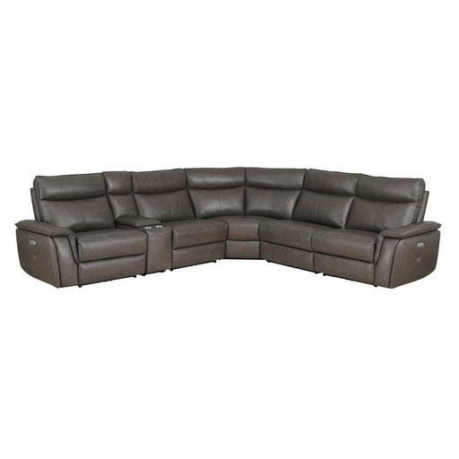 8259RFDB6SCPWH - (6)6-Piece Modular Power Reclining Sectional with Power Headrests image