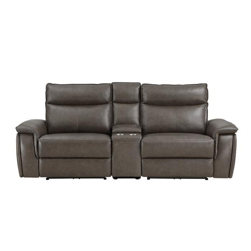 8259RFDB-2CNPWH - (3)Power Double Reclining Love Seat with Center Console and Power Headrests image