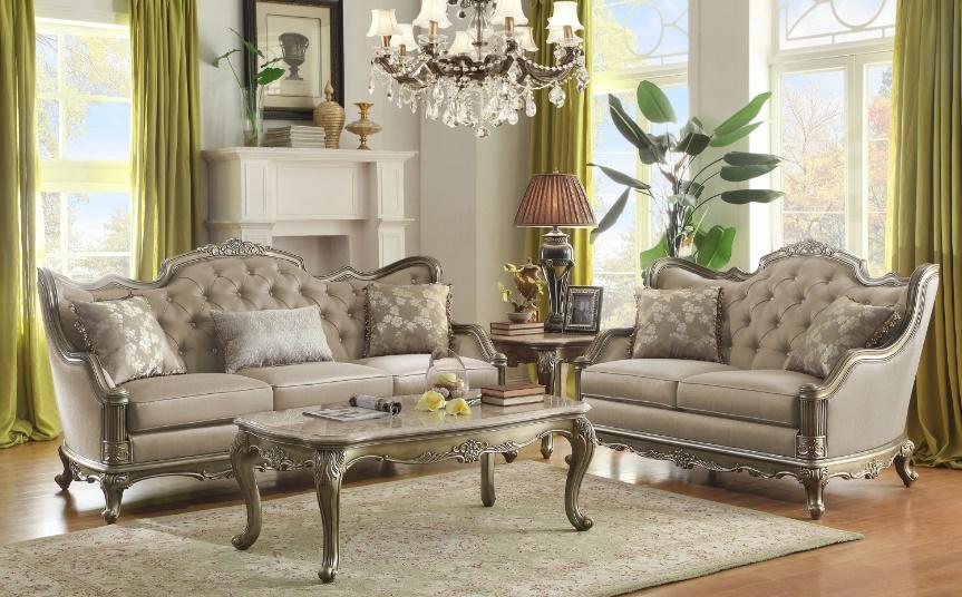 Florentina Loveseat in Taupe 8412-2