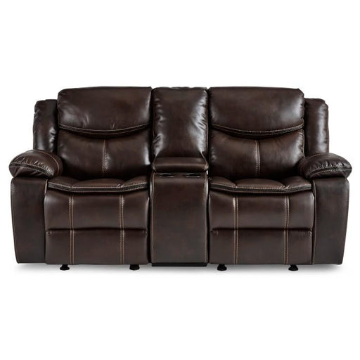 Bastrop Double Glider Reclining Loveseat in Brown 8230BRW-2 image