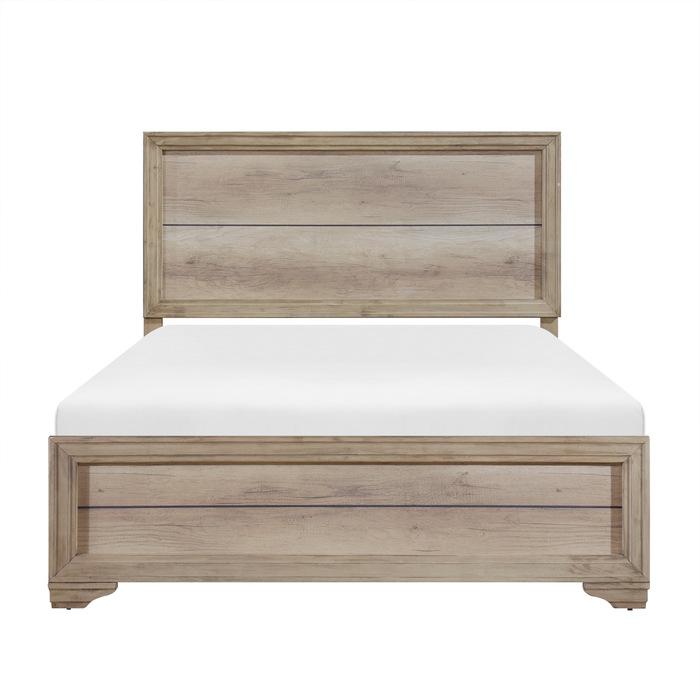 Lonan Twin Panel Bed in Natural 1955T-1