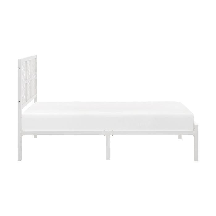 1635WHT-1-Youth Twin Platform Bed