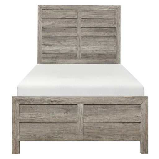 Mandan Twin Panel Bed in Weathered Gray 1910GYT-1 image