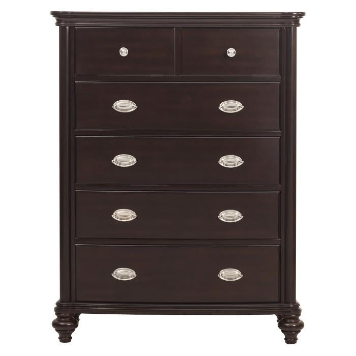 Marston 5 Drawer Chest in Dark Cherry 2615DC-9 image