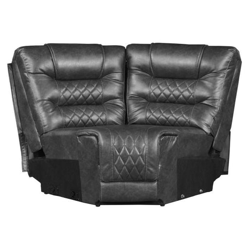 Homelegance Furniture Putnam Corner Seat in Gray 9405GY-CR image