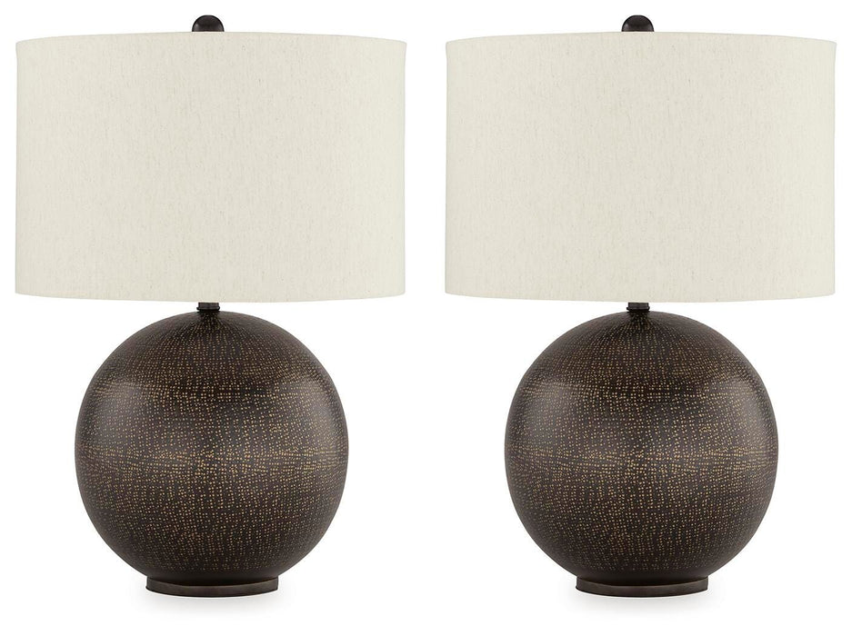 Hambell Lamp Set - Valley Furniture (Rohnert Park, CA)