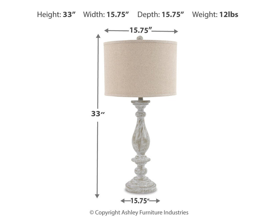 Bernadate Lamp Set - Valley Furniture (Rohnert Park, CA)