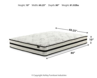 Chime 10 Inch Hybrid Mattress in a Box - Valley Furniture (Rohnert Park, CA)