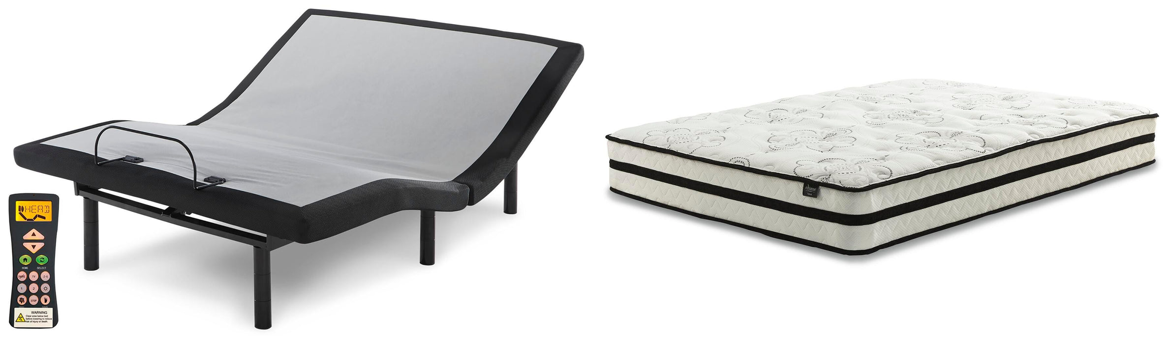 Chime 10 Inch Hybrid Mattress Package - Valley Furniture (Rohnert Park, CA)